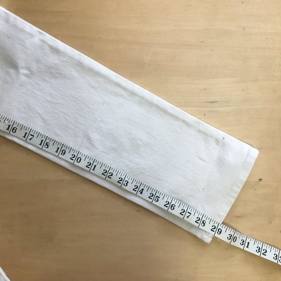 White Gap Authentic Straight Jeans - Picture 4 of 5